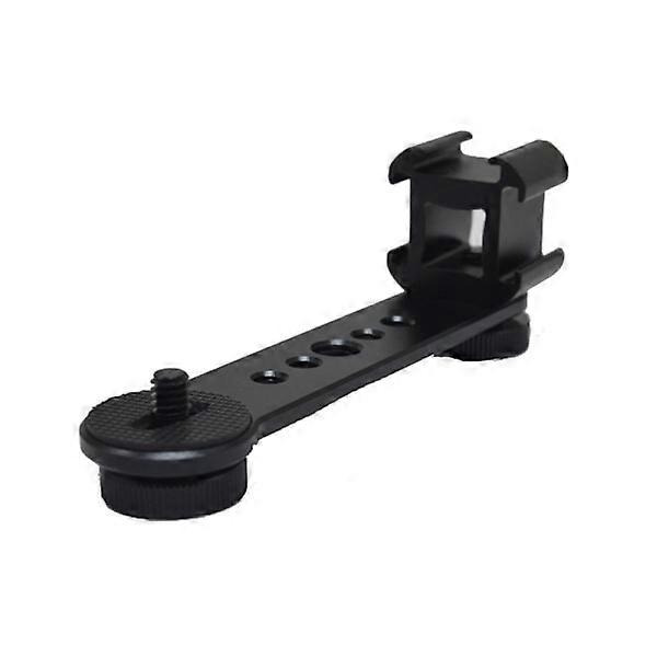 Barre d'extension triple pour support de griffe froide avec 1/4 pouce et 3/ Noir