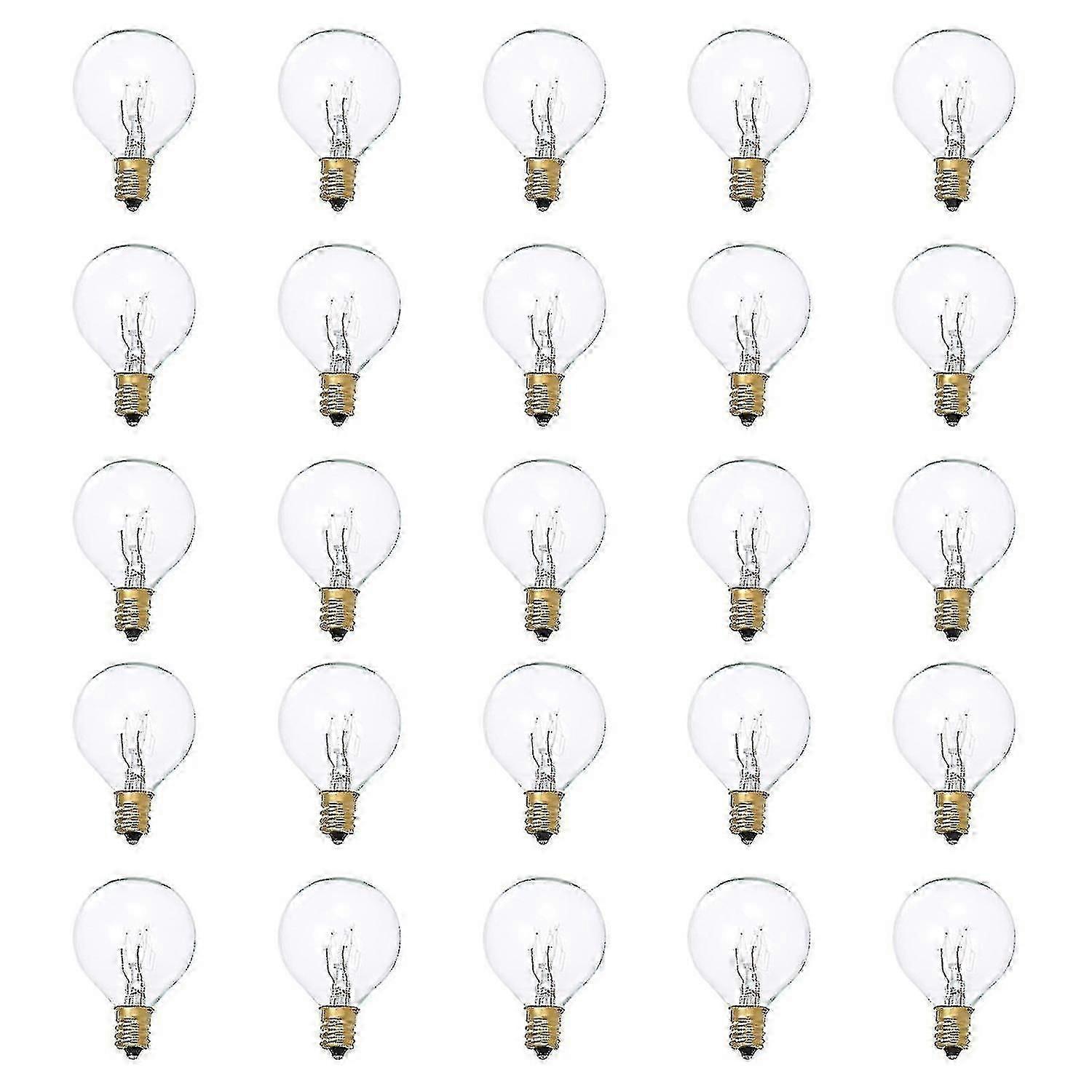 G40 Light Bulbs Replacement G40 Tungsten Bulb Lamp 7w 220-240v Clear Globe Bulb E12 Base Light