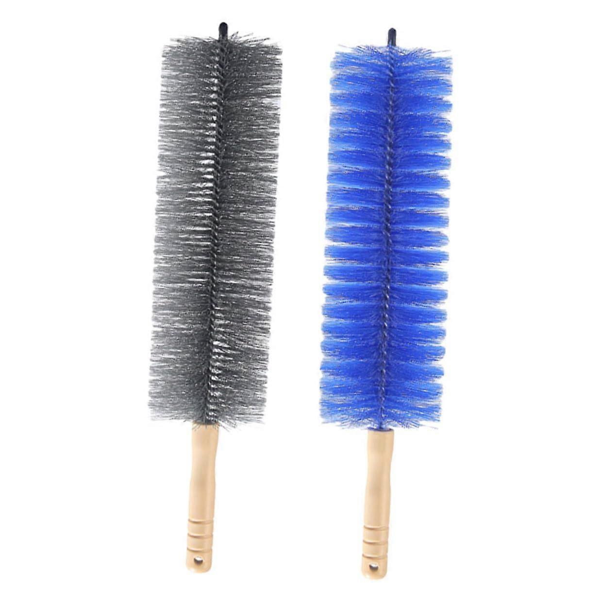 Ceiling Fan Dusting Wand Set 2 Pieces Flexible Cleaning Brush for Dryer Vent Cobweb Corner Cleaner