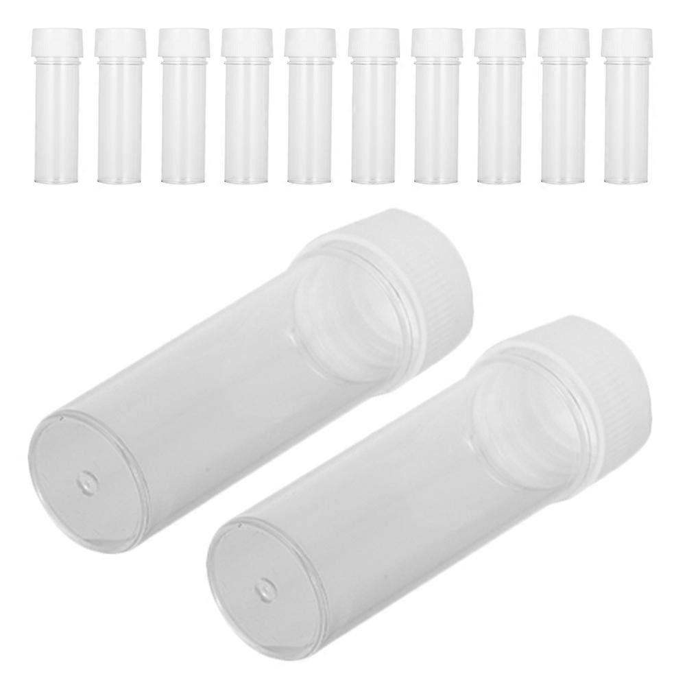 Transparent Gasket Sample Containers for Storage Use Portable Screw Caps 25ml