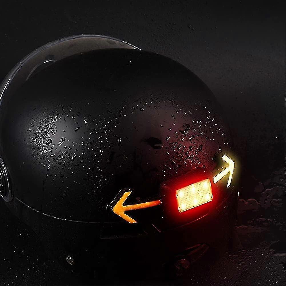 Bike Turning Signal Light Safety Warning Lights, Bicycle Helmet Tail Light With Led Light Strip With