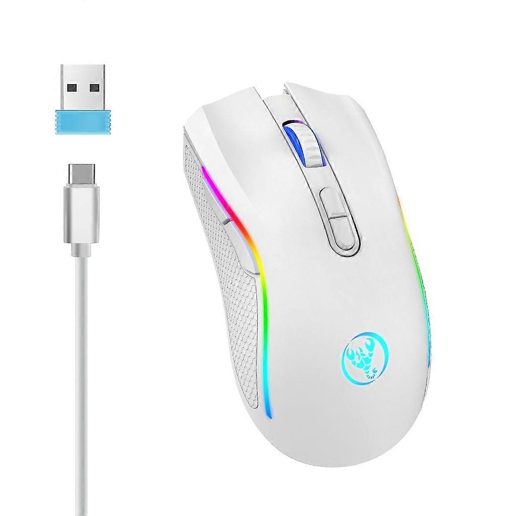 T69 Silent LED Optical Game Mice 4800DPI 2.4G USB Wireless Mouse for PC Laptop