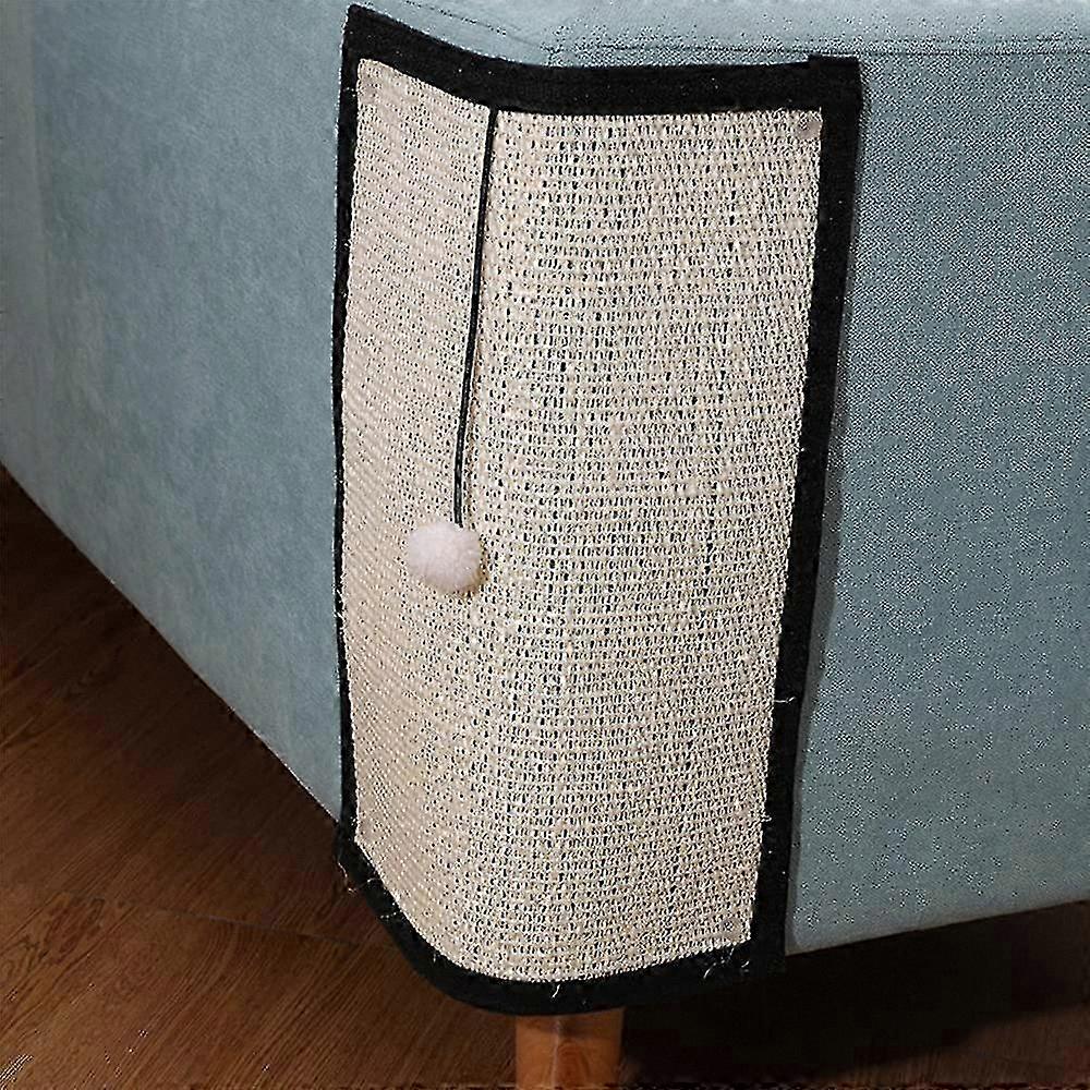 Sisal Scratching Mat for Cats, Protective Sofa Guard, Durable Scratch Pad for Feline Use