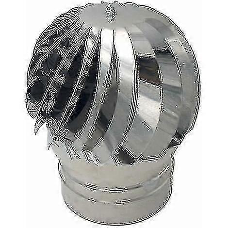 منفذ السقف ، مستخرج دخان الرياح الدوار Ztforus من الفولاذ المقاوم للصدأ ، قاعدة مستديرة ، غطاء مدخنة ، جميع الأبعاد - التميز