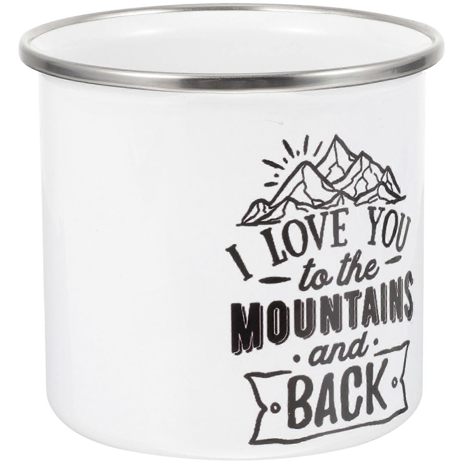 Here's a polished and engaging product description for your **Smooth Enamel Camping Mug**:
### **Smooth Enamel Camping Mug – Lightweight,
