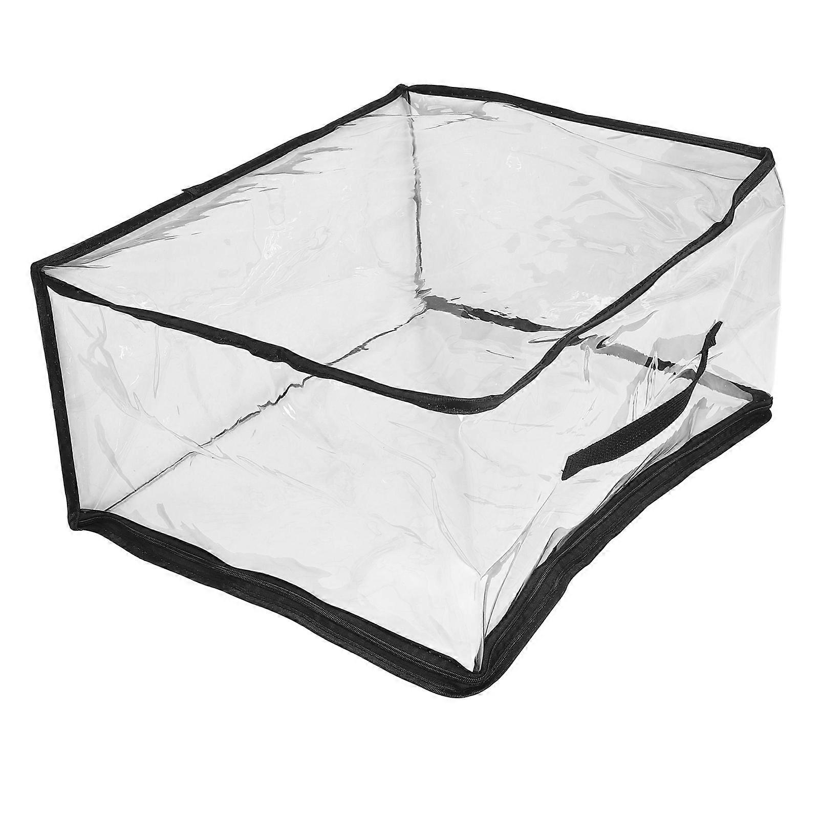 Clear PVC Storage Bag with Handle Portable Organizer for Building Blocks, XXL Size, Stylish & Versatile Design