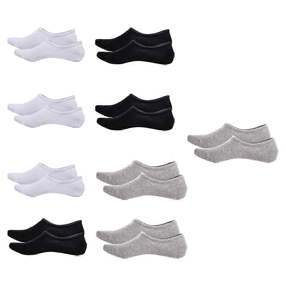 Low Cut Cotton Socks For Men 9 Pairs Multi Color Designed For Spring Summer Durable 9Pairs