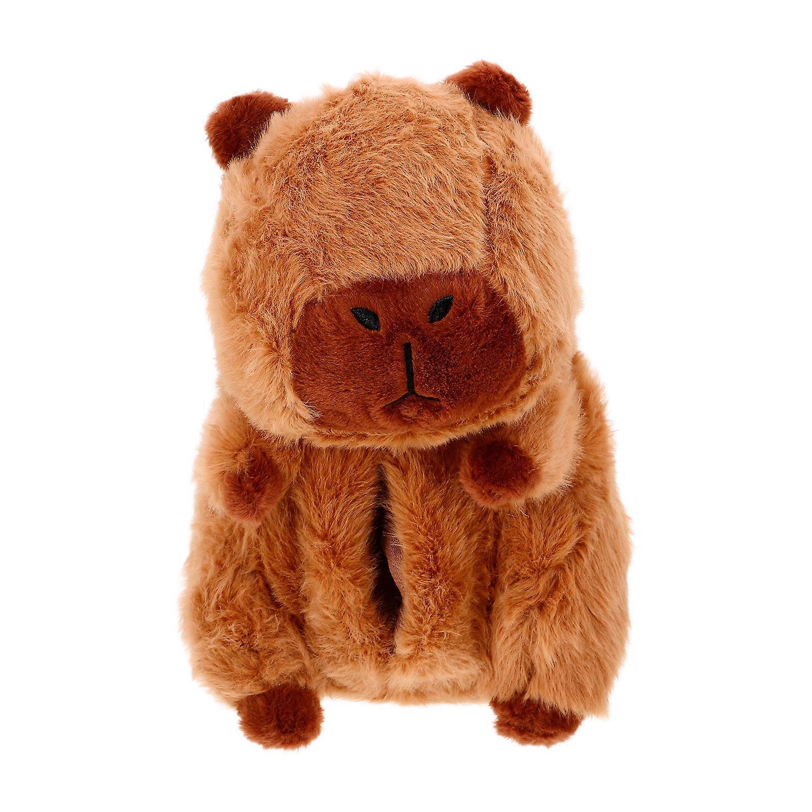Cute Cartoon Plush Animal Tissue Holder – Compact Decorative Napkin Dispenser for Car Headrest & Home Use, Lightweight & Space Saving Design