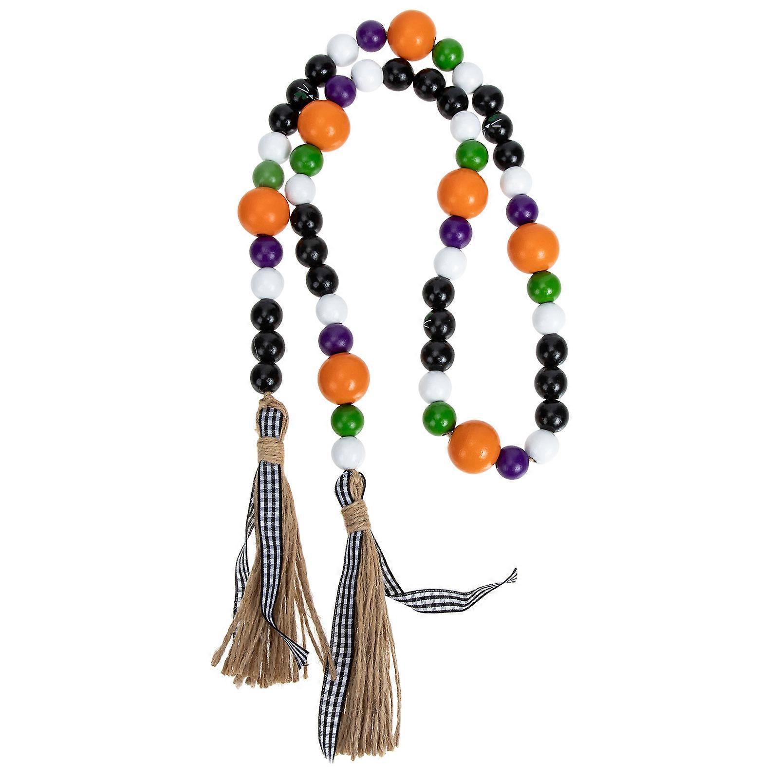 Tassel Beaded String Ornament For Children Homeowners With Black Color 1Pcs