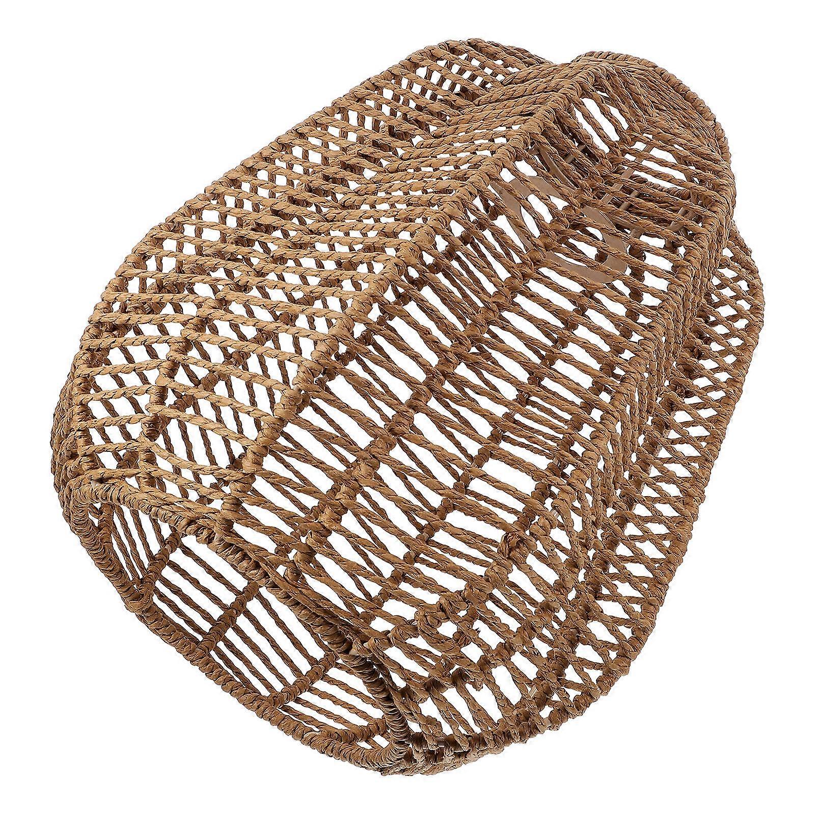 吊り下げランプシェード天井素朴なデザインカフェライトブラウンカラー1パック用汎用照明カバー