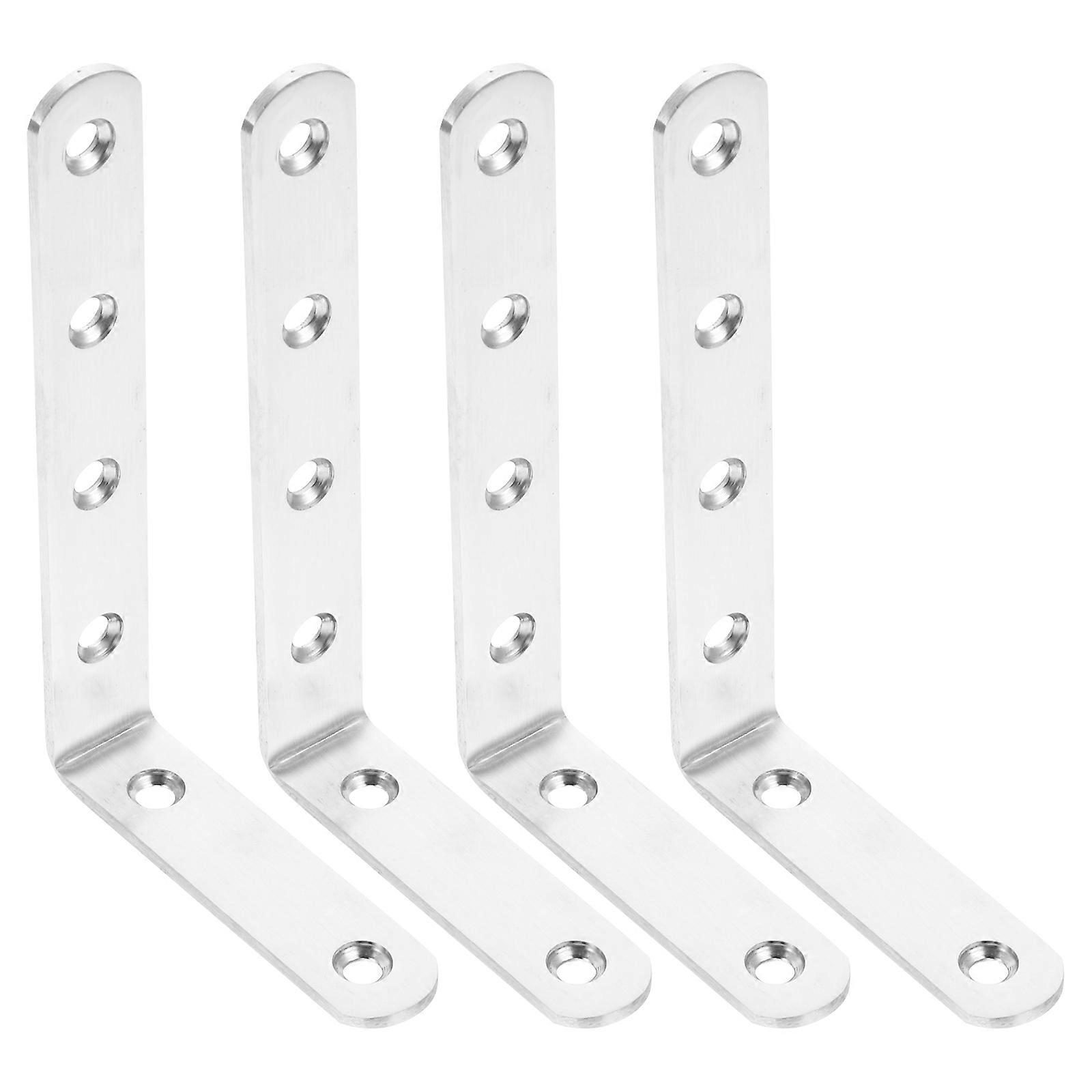 Sturdy Corner Connector Bracket 4Set Practical Furniture Safety Guard For Home Protection 12.5X7.5CM Right-angle Shape