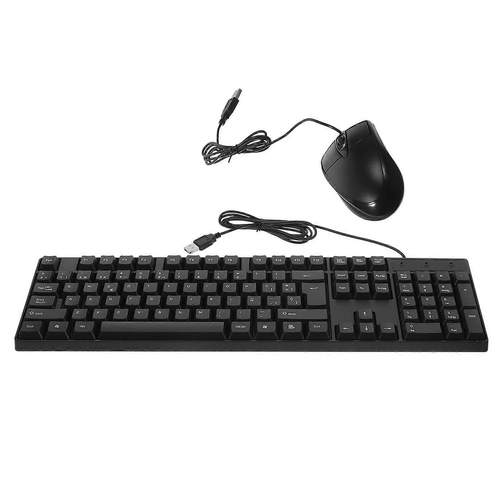 Durable Full Size Wired Keyboard with ABS Material for Gaming Use and