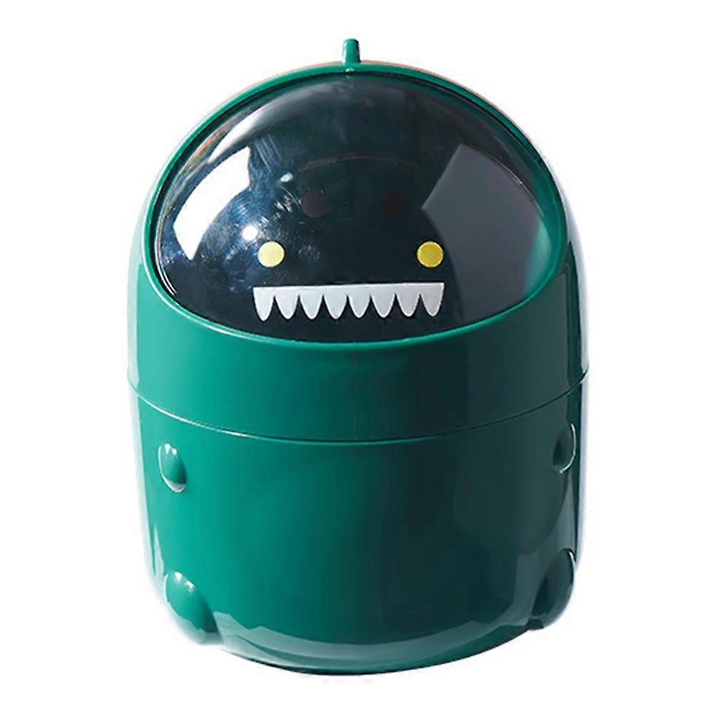 Compact Mini Garbage Can With Lid Perfect For Living Room And Office Spaces Featuring Odor Isolation 1Pcs