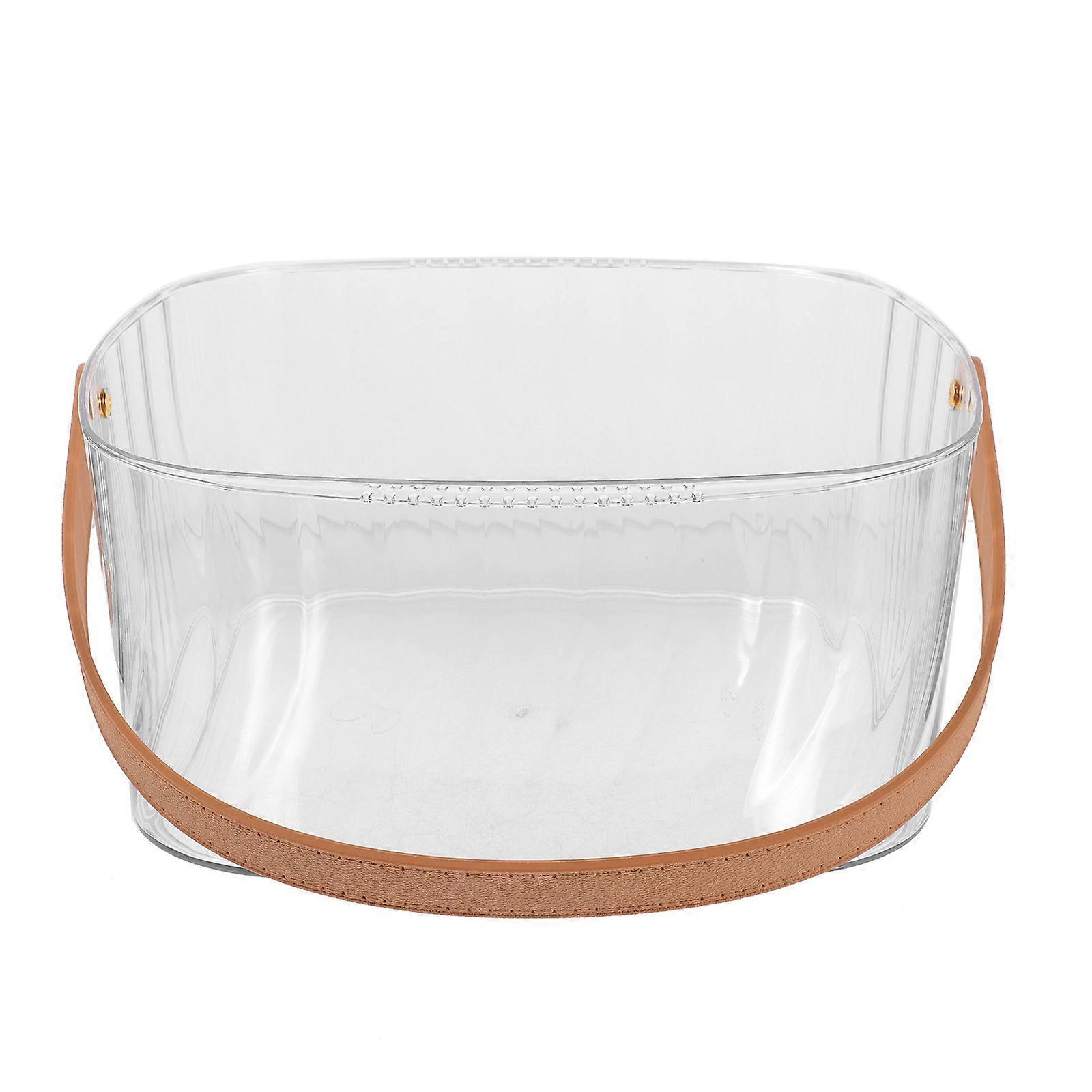 Temperature Control Ice Bucket Ice Holder For KTV Use Transparent 1Pack