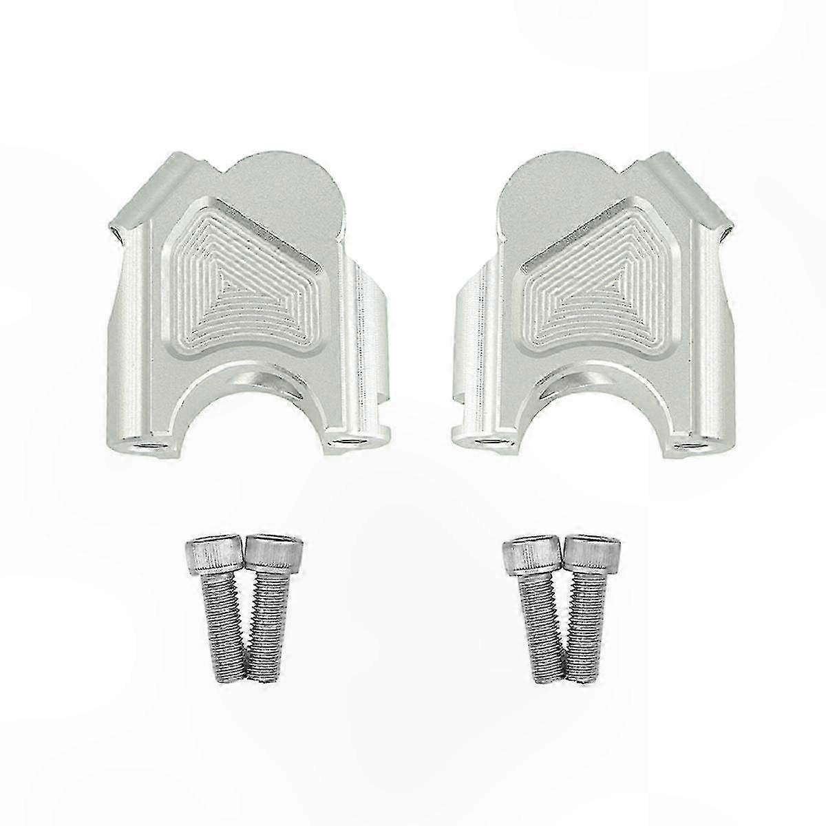 Sølvfarvet styrudvidelsesadapter til F 800 GS GT motorcykler