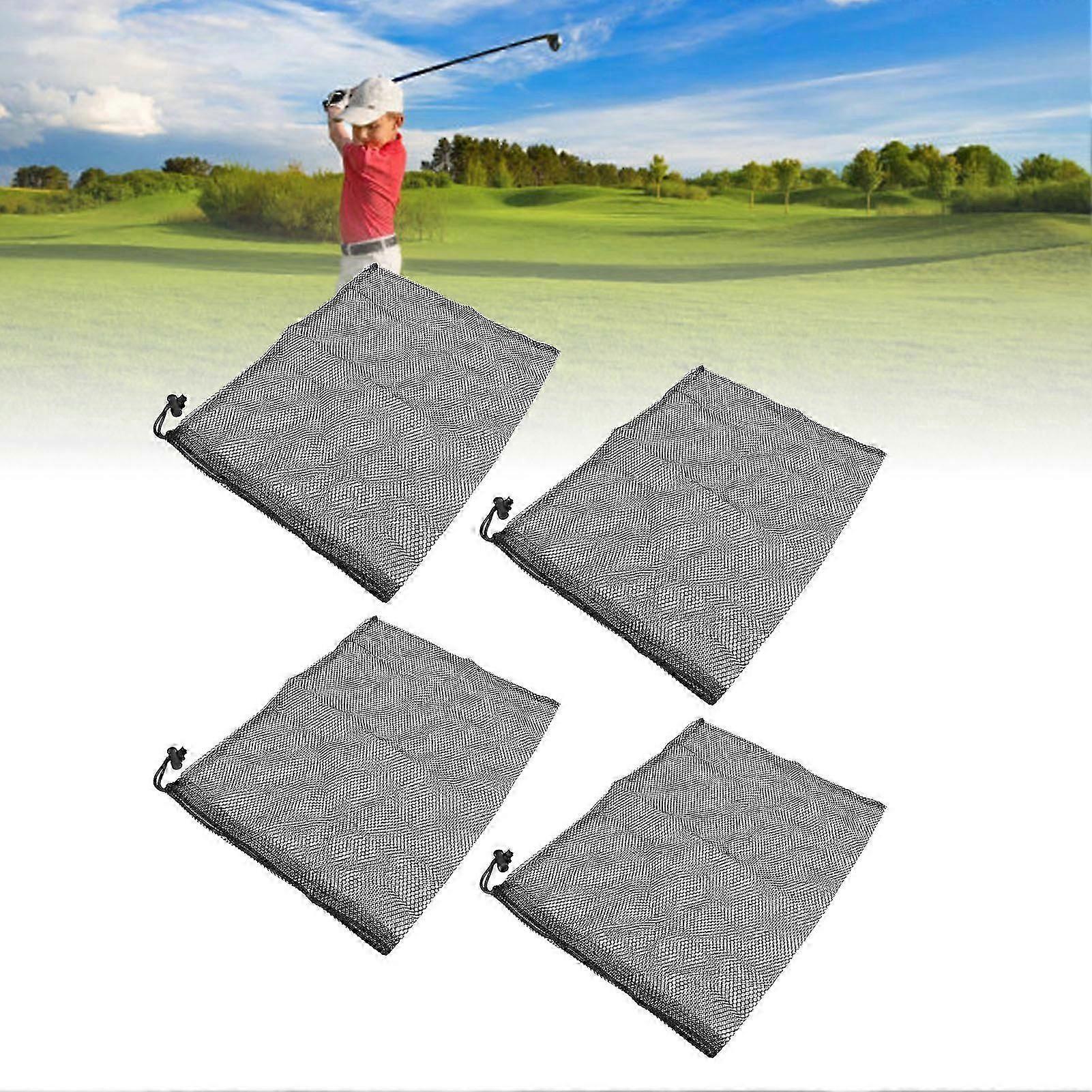 10pcs Mesh Drawstring Bags for Baseballs Softballs Tennis Sliding Drawstring Cord Lock Closure Mesh Sports Equipment Bags