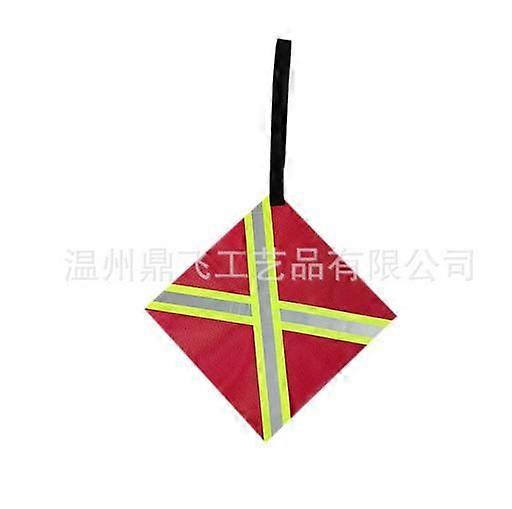 Kayak Safety Flag: High Visibility Flag With Reflective Strips - Easy Installation For Canoe Sup And Boat Towing - Warning Prop For Outdoor Use