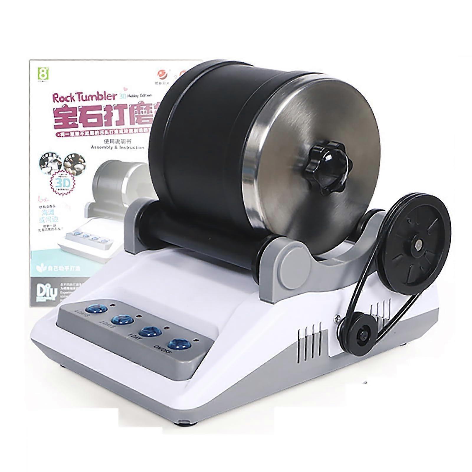 Stone Polishing Set, Electric Stone Polisher with Timer Buttons, Convenient and Quick, Easy Function, Complete Device