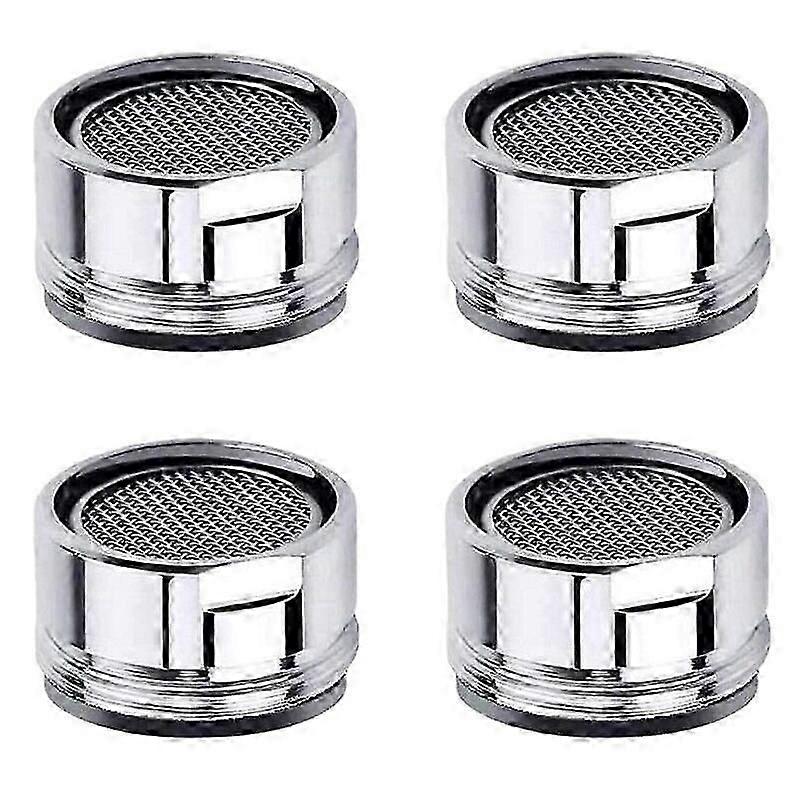 M24 Faucet Aerator, 4 Pieces Water Saving Faucet Aerator with Stainless Steel and ABS Filter, Include 4 Gaskets for Bathroom and Kitchen Sink Faucet