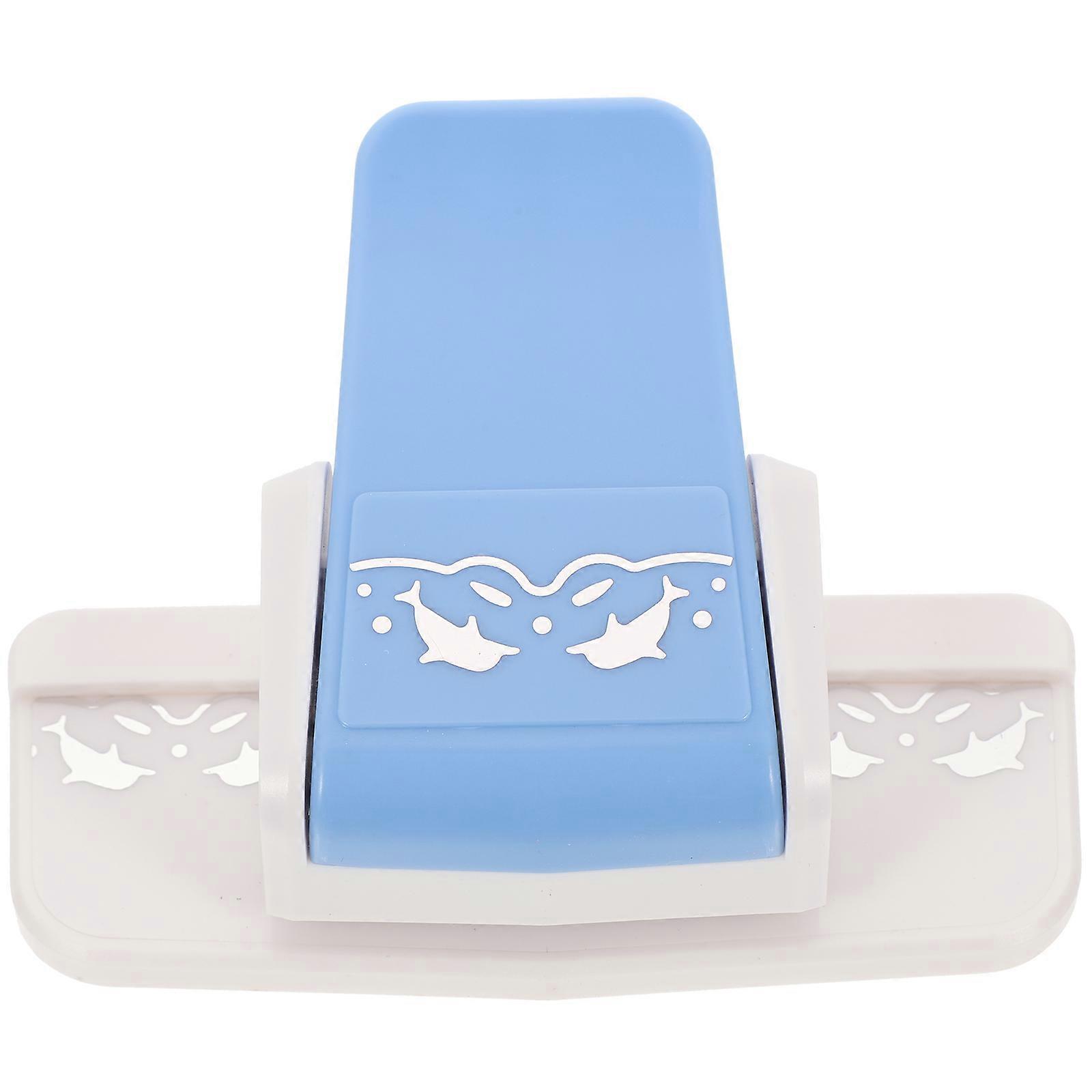 Dolphin Design Manual Paper Puncher for DIY Greeting Cards, Scrapbooks & Art Projects – Random Color