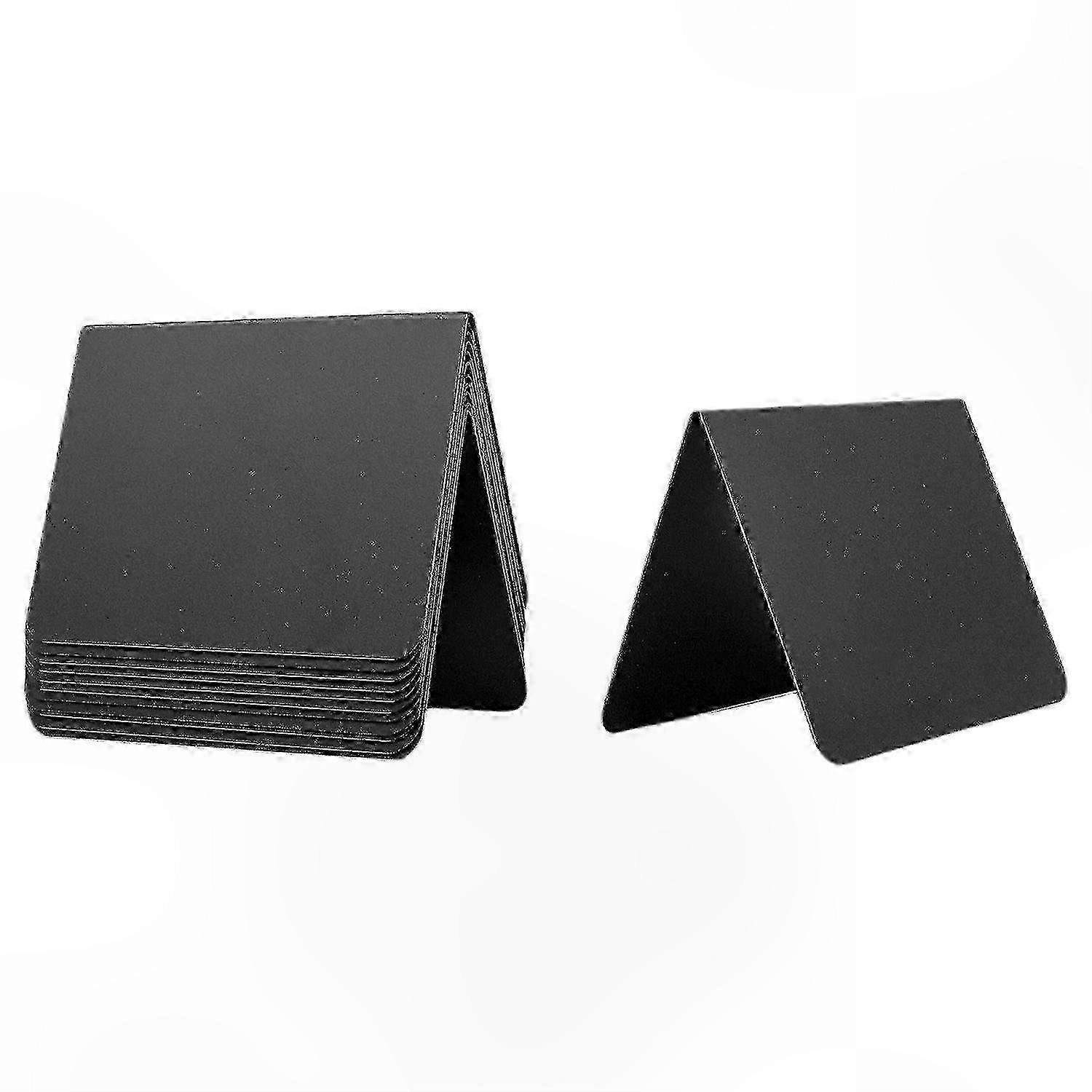 Set of 12 Mini Chalkboard Signs 4x3 Inches for Crafting and Decorative Displays