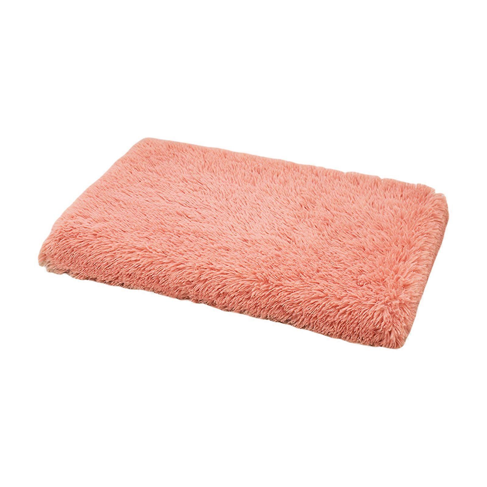 Luova lemmikkisänky, karvainen suojus, koiran ja kissan pehmeä sänky, mukava sohva, suuri koko, vaaleanpunainen, XL