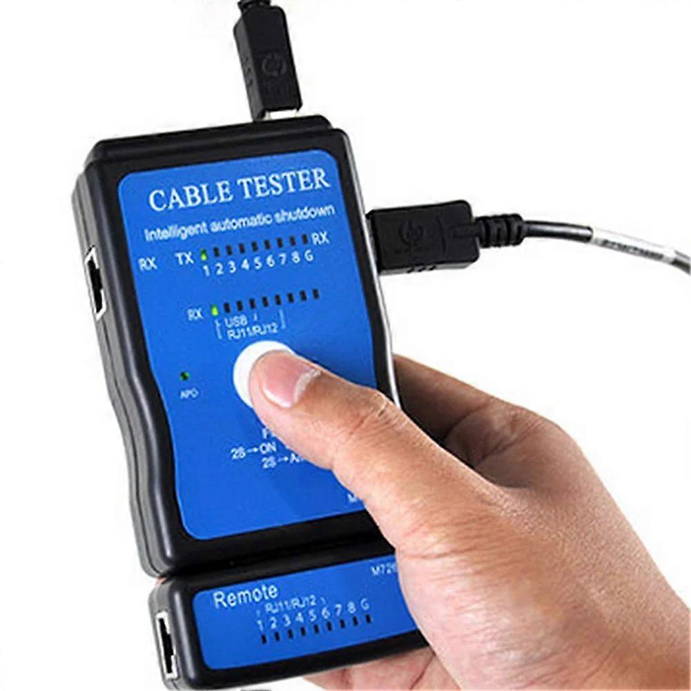 Intelligent Network Cable Tester Rj11 Rj45 Ethernet Checker Detector Tool