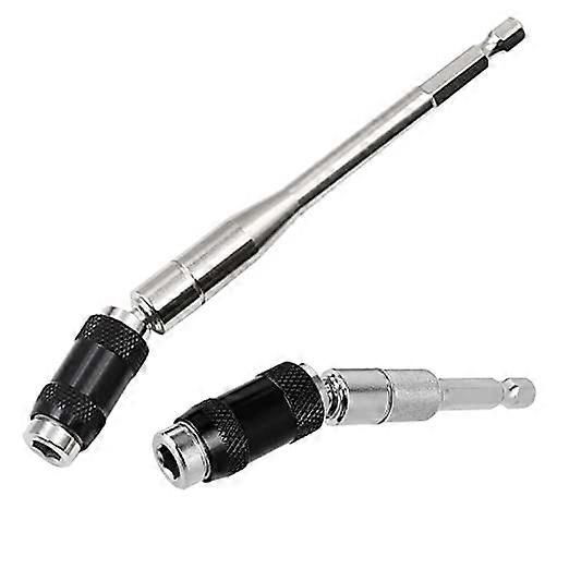 Magnetic Spindle Drill Bit Tip Holder 88mm 145mm Extension 1/4 Inch Hex Shank Quick Change Adjustable Pivot Design