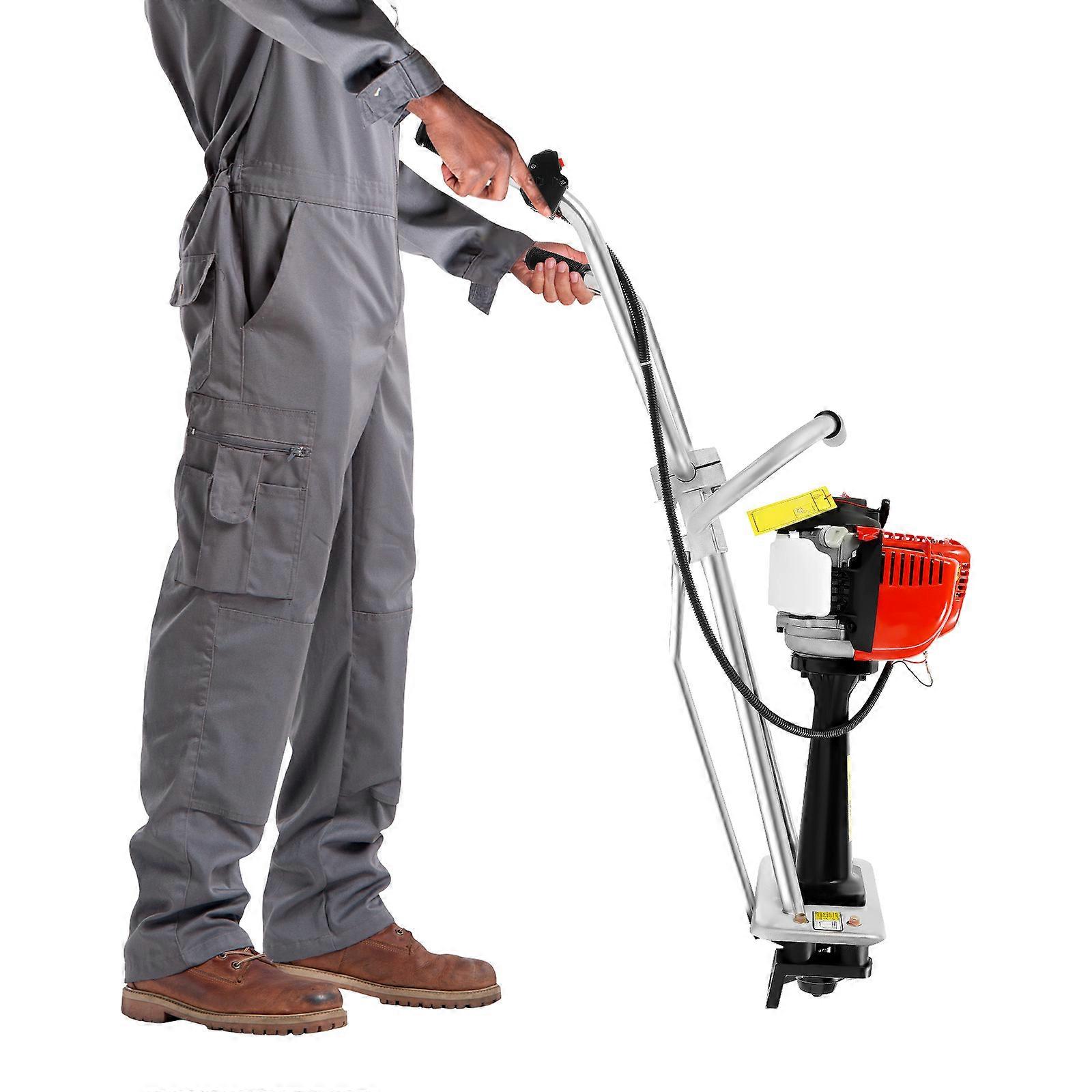 900W Concrete Vibrating Machine 35.8CC Concrete Vibration Leveling Ruler All Stainless Steel Body