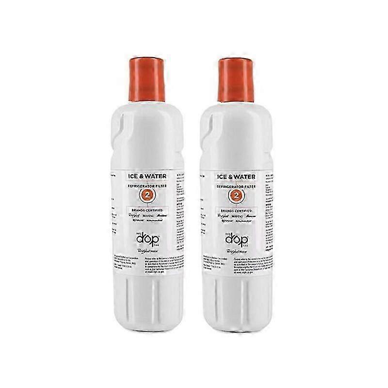 2-Pack Replacement Water Filters for EDR2RXD1 Refrigerator - Compatible with Various Models