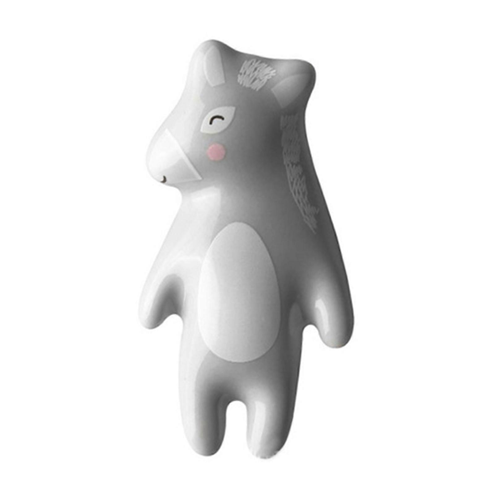 Cartoon Animal Shape Ceramic Knobs Easy Install Ceramic Cabinet Pulls