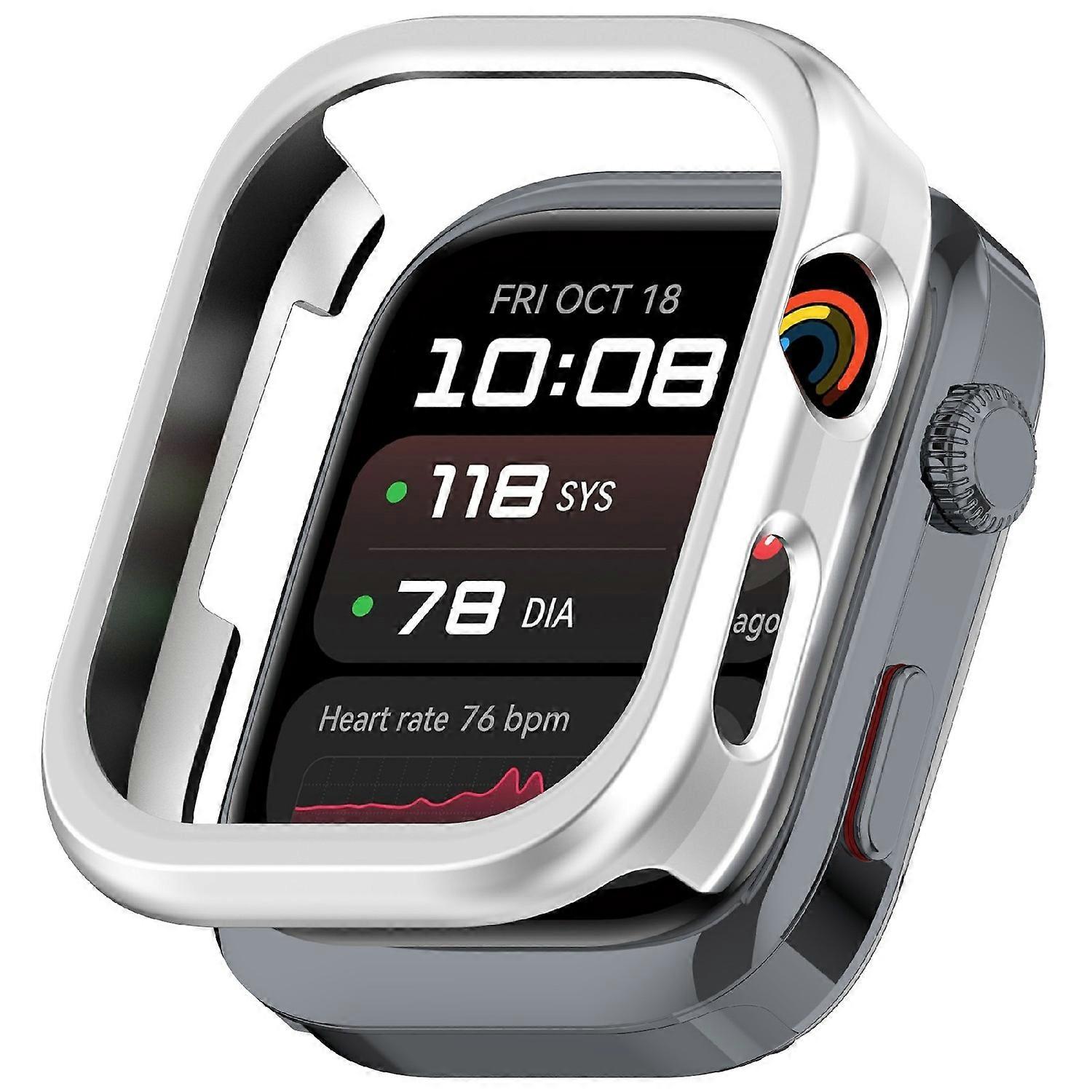 For Huawei Watch D2 PC Case Hollow Design Lightweight Smartwatch Protective Shell - Silver