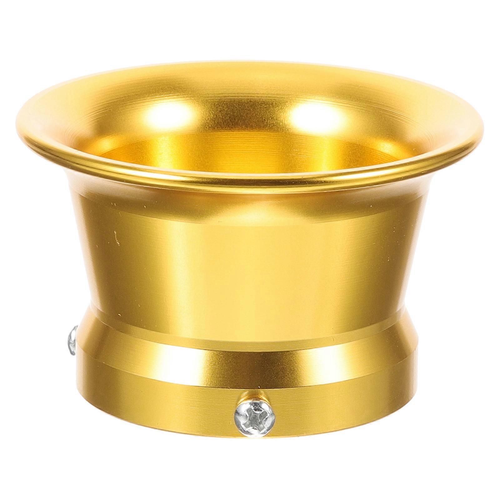 Wind Cup Dirt Bike Motorcycle Air Filter Interface Golden Aluminum Increase Air Flow 1Pack
