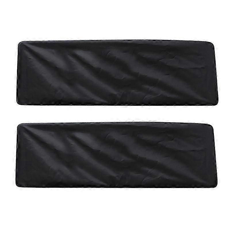 1对防尘防水加厚牛津布车牌盖