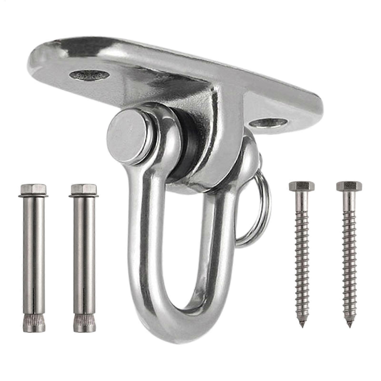 Swing Brackets, Heavy Duty 304 Stainless Steel Swivel Hanger for Porch, Patio, Playground, 360 Degree Rotation, Style I
