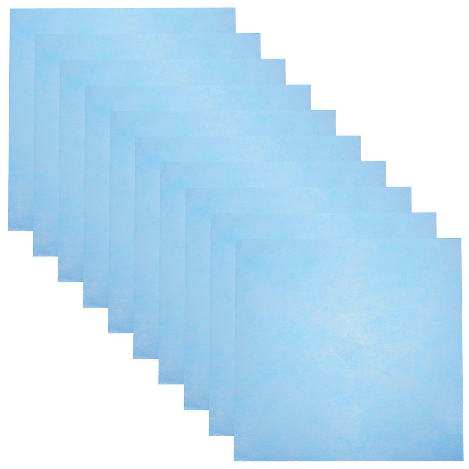 כיסוי כרית פנים מגבת חור שולחן עיסוי מרכז ספא לא ארוג כחול חד פעמי 100 יחידות