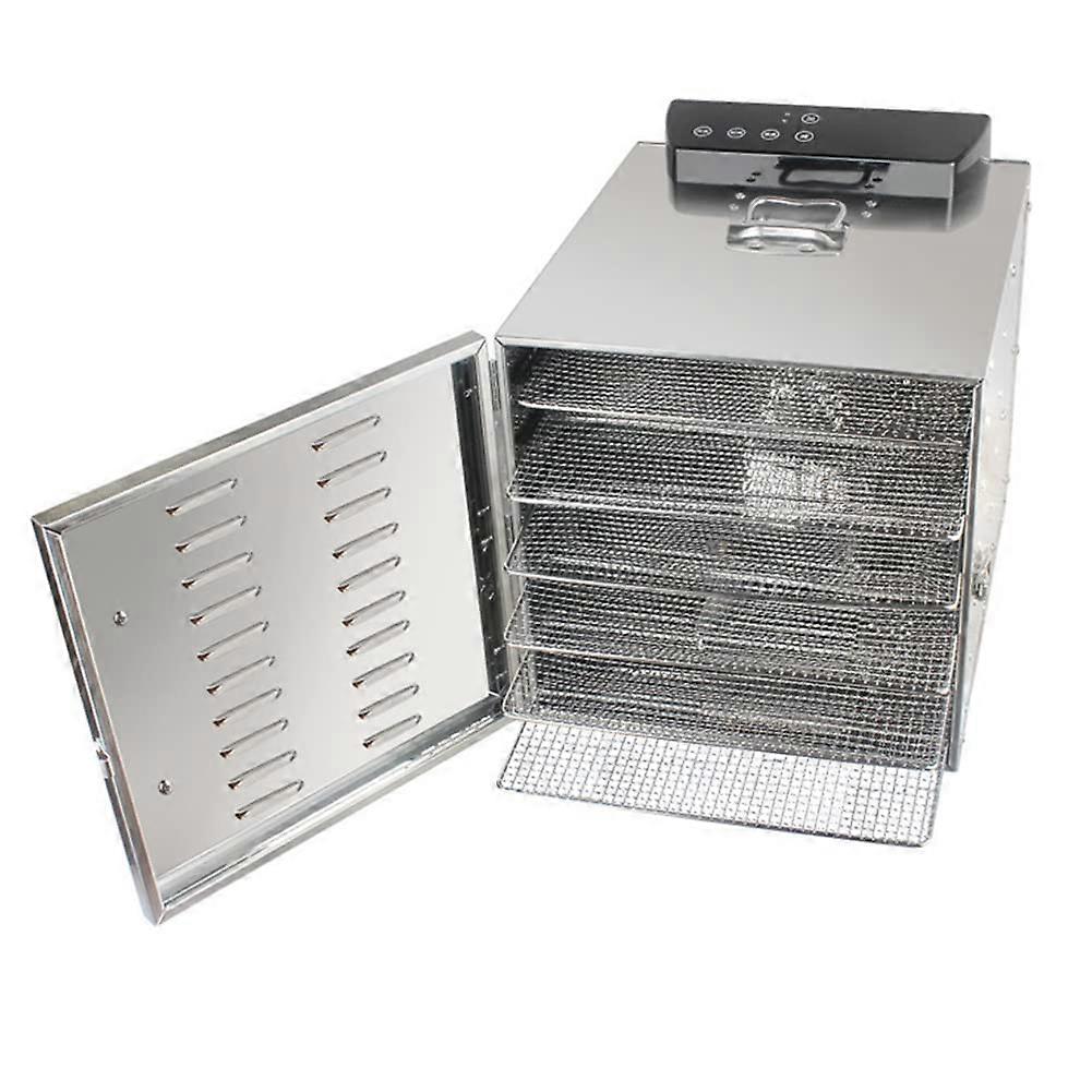 Food Dehydrator With Digital Temperature Control, 6Tray Dryer For Meat, Jerky, Fruits, Vegetables Fast Drying