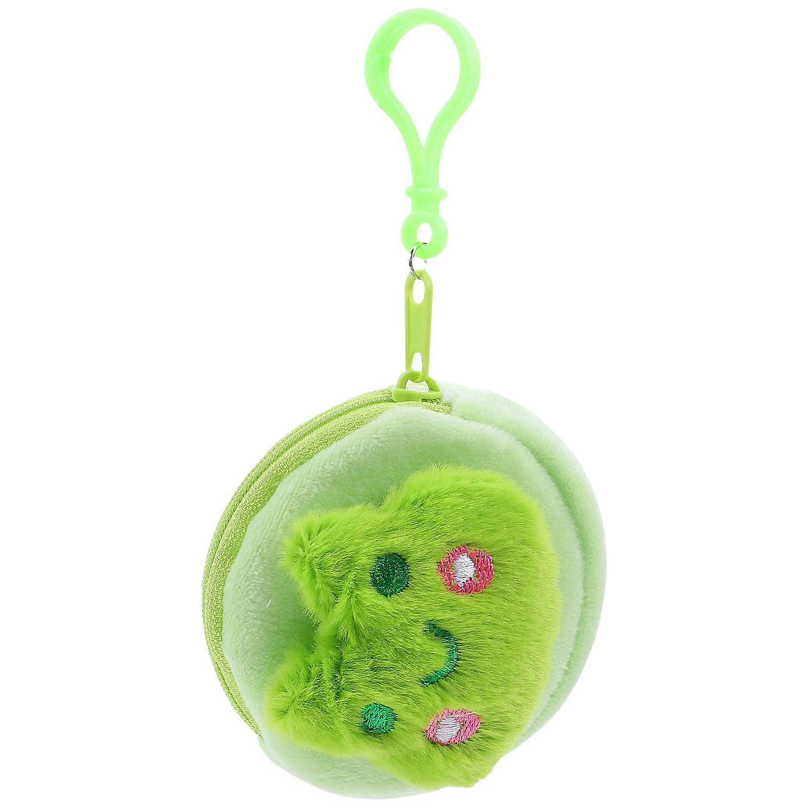 Earphone Bag Cute Frog Plush Coin Purse for Storage Soft Cartoon Wallet