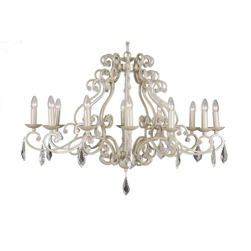 Barozzi Multi Arm Chandeliers Ivory
