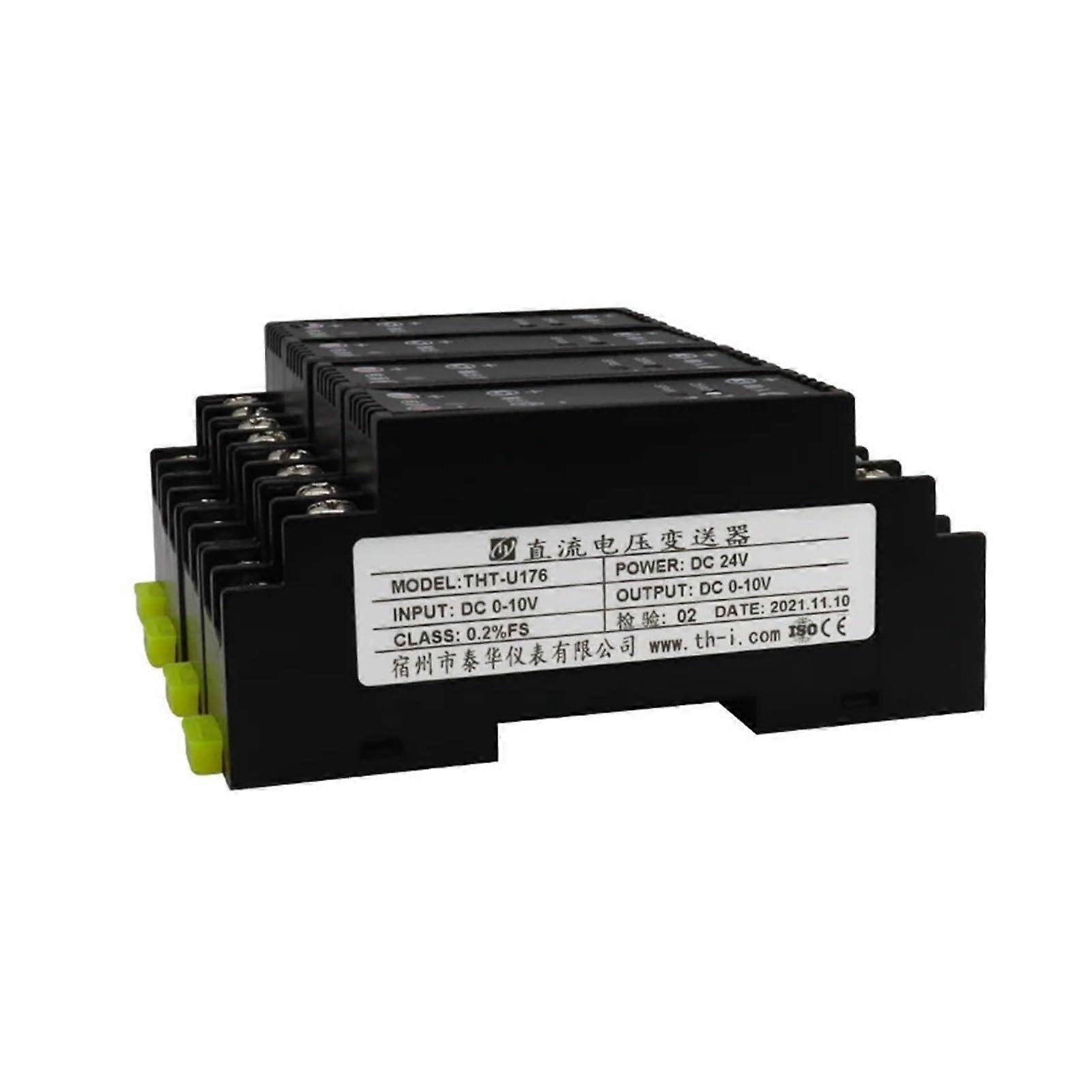Current/Voltage Convert Signal Isolator 1 In 1 Out, 4-20mA To 0-10V Output, 0-20mA Input Compatible