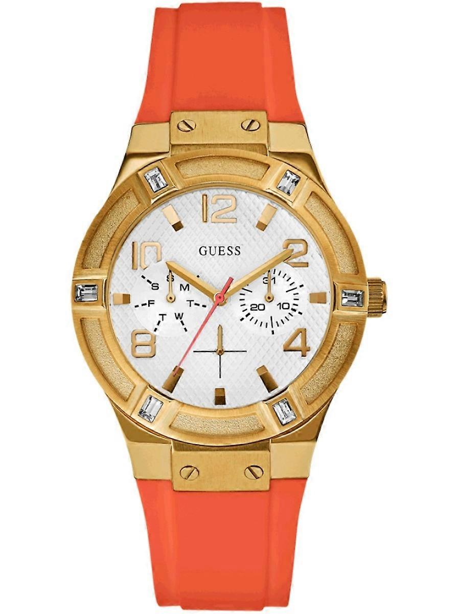 Guess Orange Silikon W0564L2 Damklocka