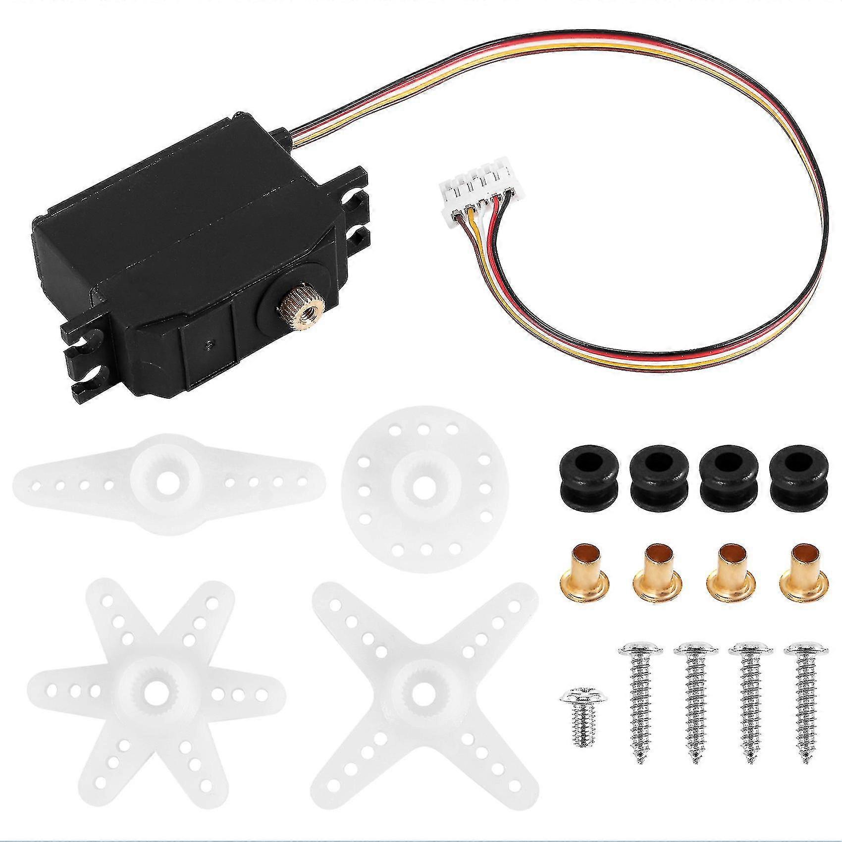 Metal gear servo, suitable for 12428 and 12423 remote control cars, with exquisite appearance