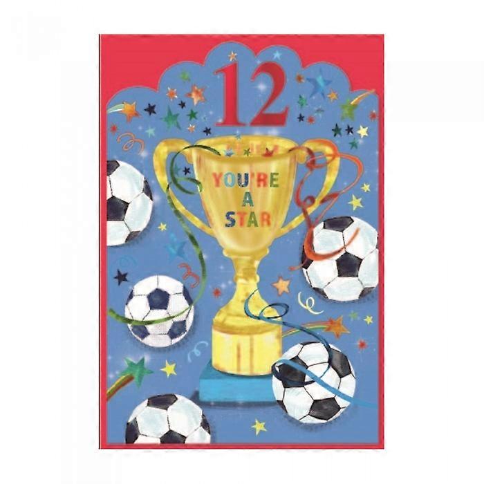 Simon Elvin Trophy 12th Birthday Greetings Card (Pack of 6)