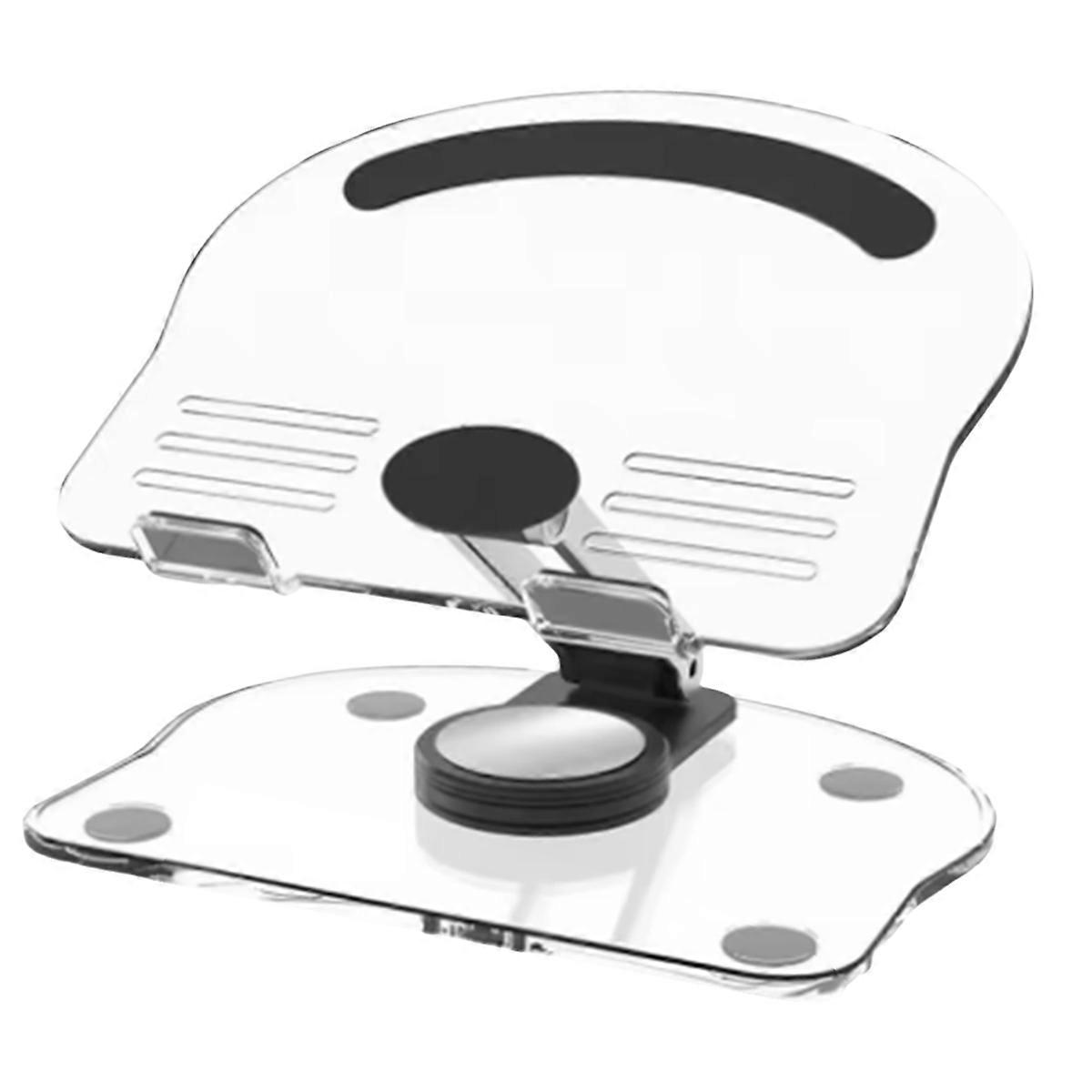 Acrylic Tablet Stand 360° Rotation Adjustable Phone Bracket Folding Anti-Slip Holder for 4.7-13inch Stand