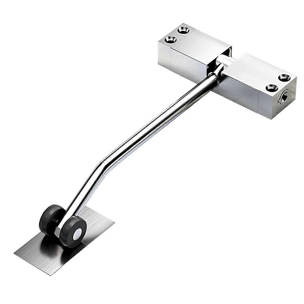Silver Automatic Door Closer, Adjustable Spring Door Closer Doors Closers Screen Door Closer,Door Closers for Close Door