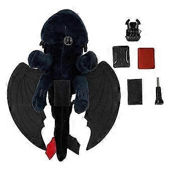 How to Train Your Dragon Toothless Little Flying Dragon Doll Decoration Motorcycle Helmet Quick Release Style 27CM - KM