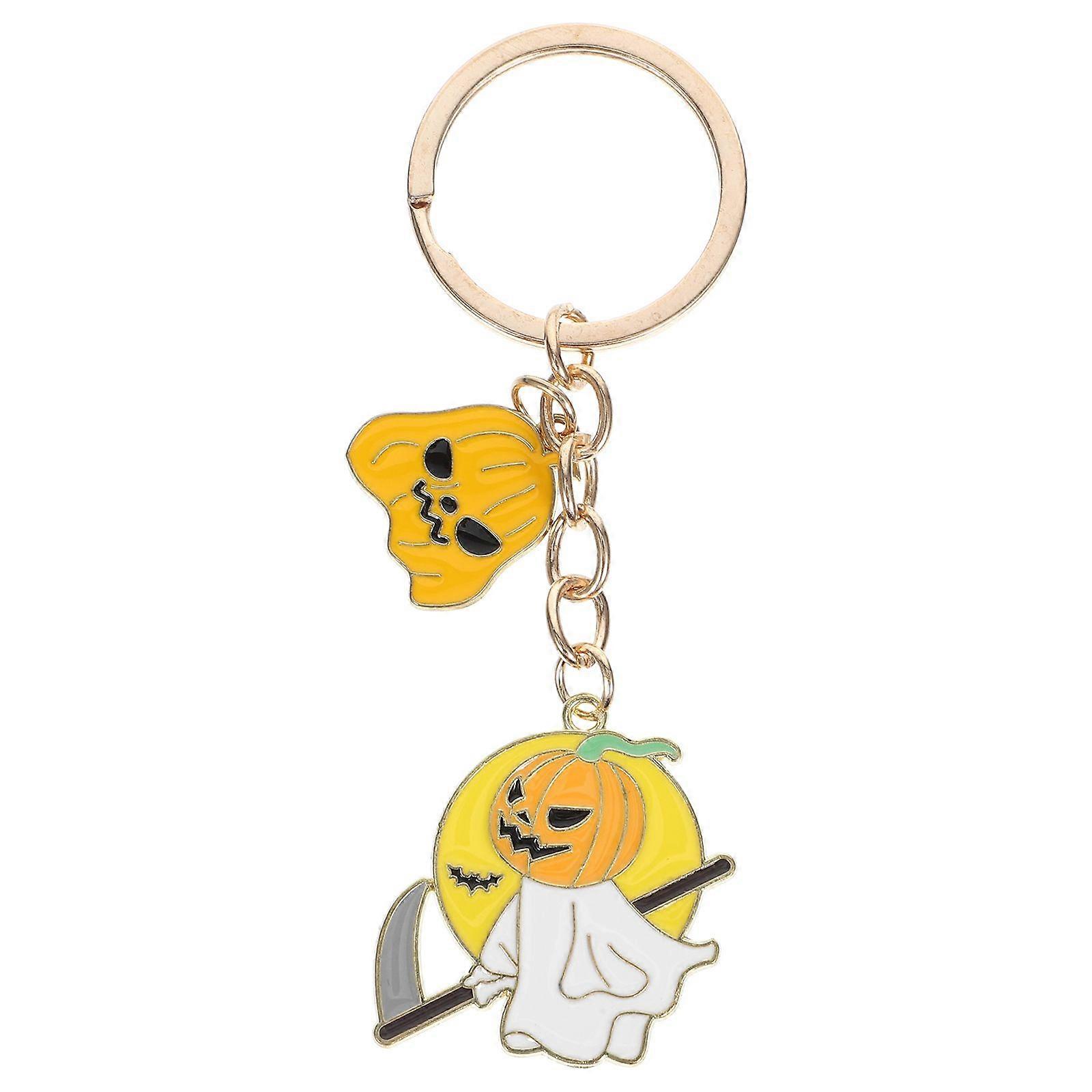 Halloween Key Chain Portable Key Ring Pendant Small Alloy Keychain Halloween Party Favor