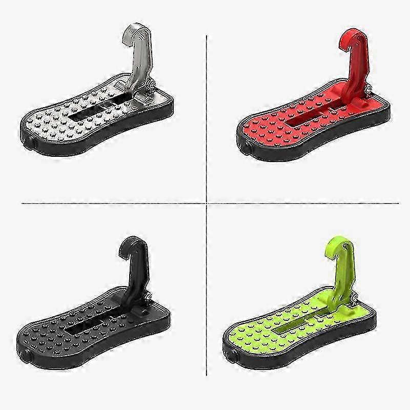 Foldbar bil Tagbøjle Trin Bildør Trin Multifunktions Universal Låsekrog Hjælpefod Pedal Aluminium Legering Sikkerhedshammer