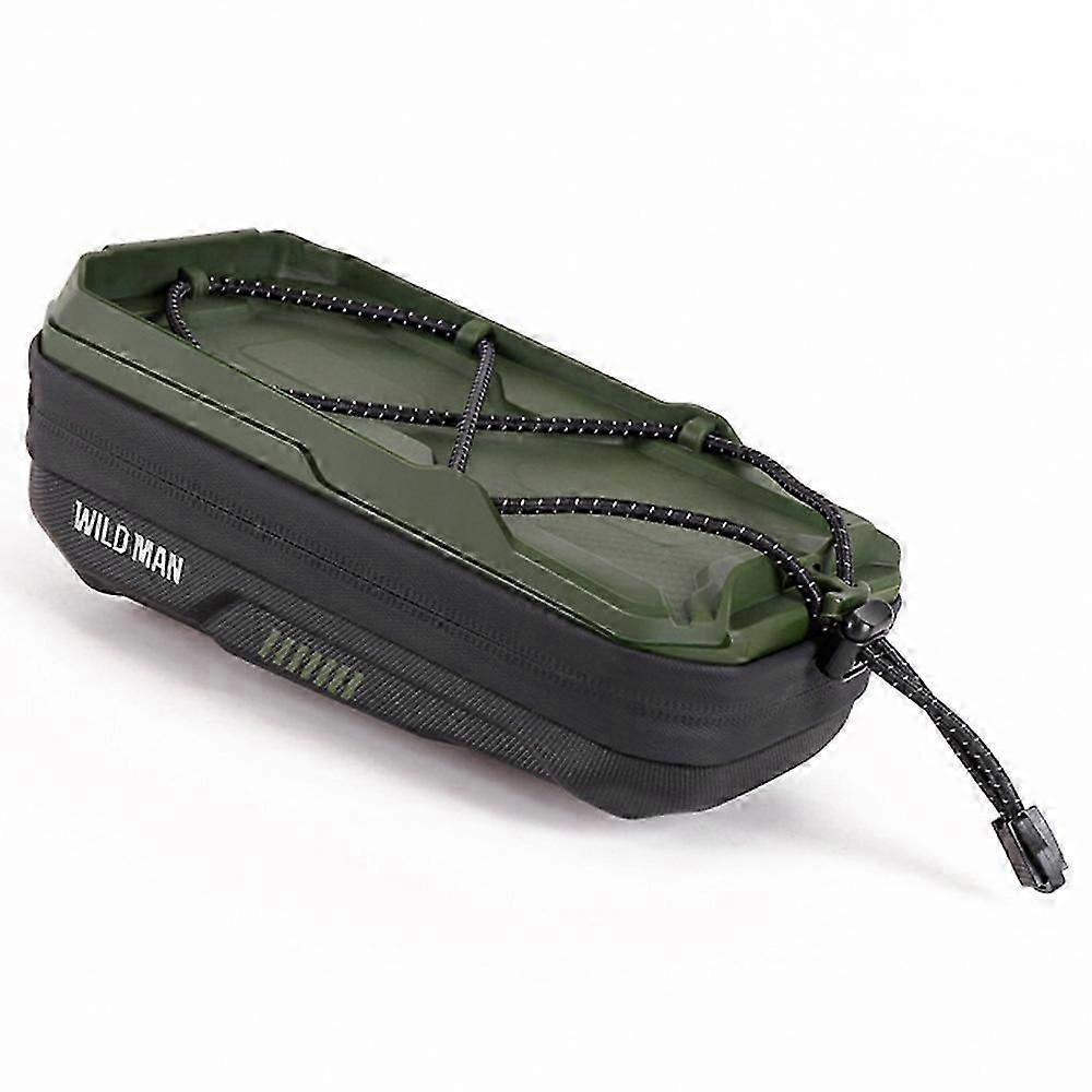 WILD MAN GX330 0.6L Quick Release Hard Shell Mountain Bike Handlebar Bag with Elastic Phone HolderAr