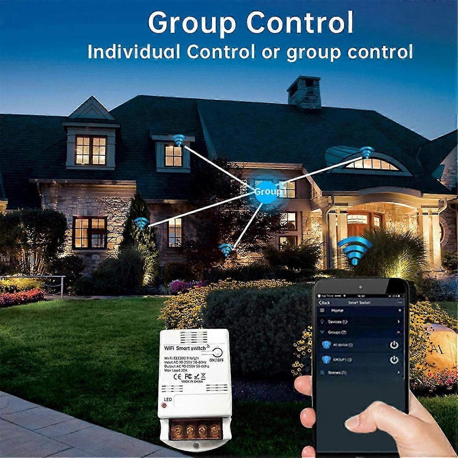 WiFi Smart Switch 30A Relay Module Smart Switch Controllers